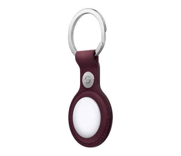 Apple AirTag FineWoven Key Ring – Burgundy - 1594132 - zdjęcie 2